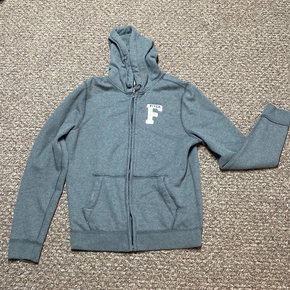 L Men Abercrombie & Fitch zip up sweater